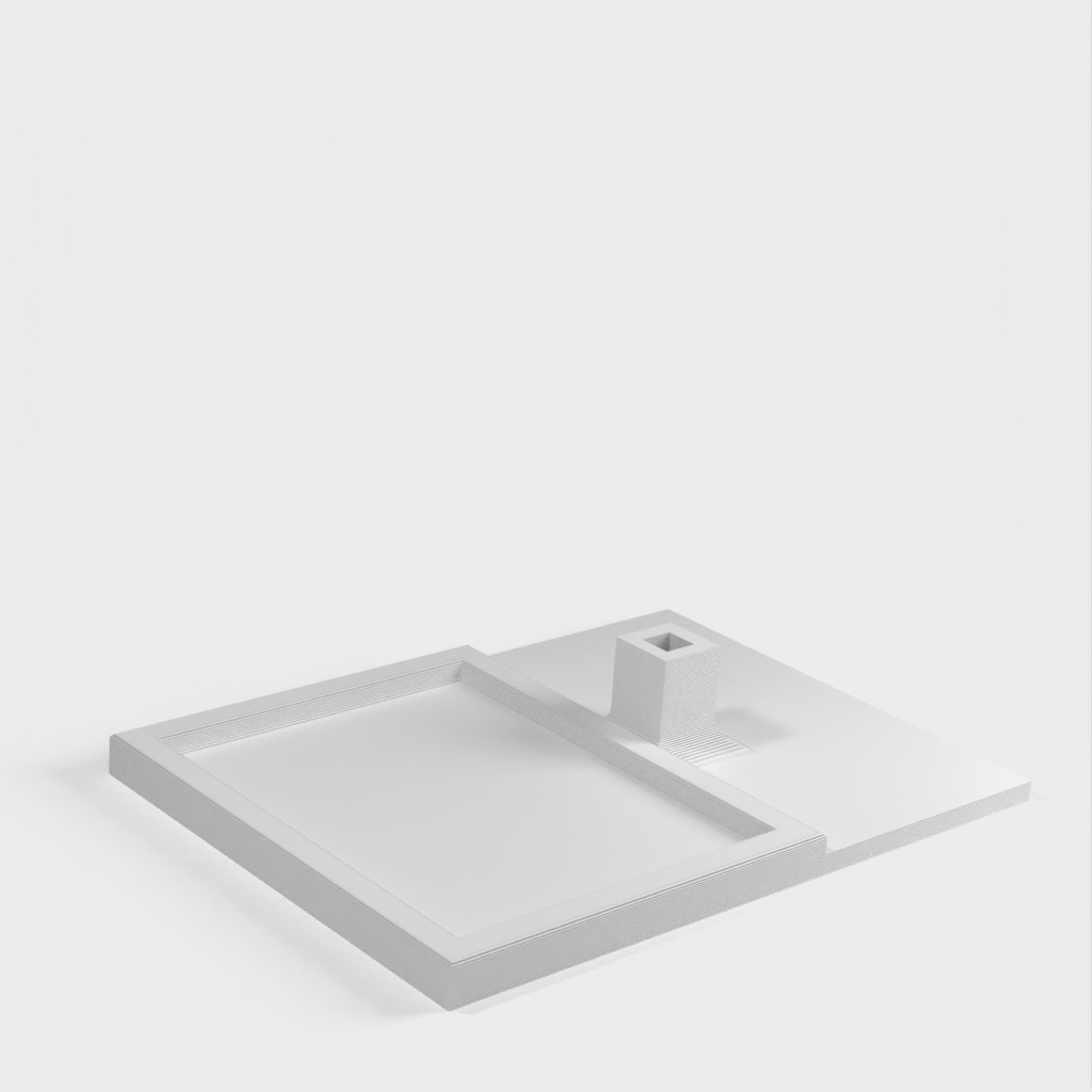 Safety razor blade and brush stand
