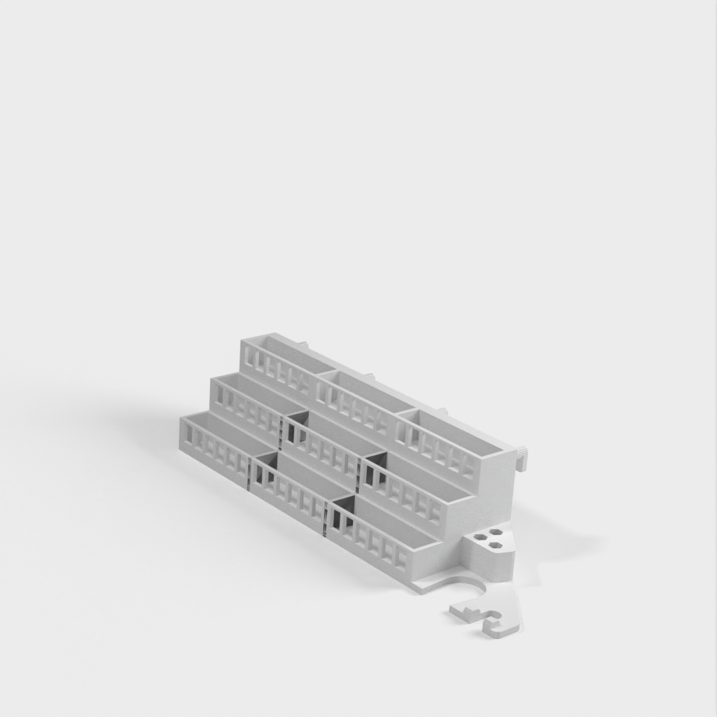 ORIA Precision screwdriver Set Mount for IKEA SKÅDIS Pegboard
