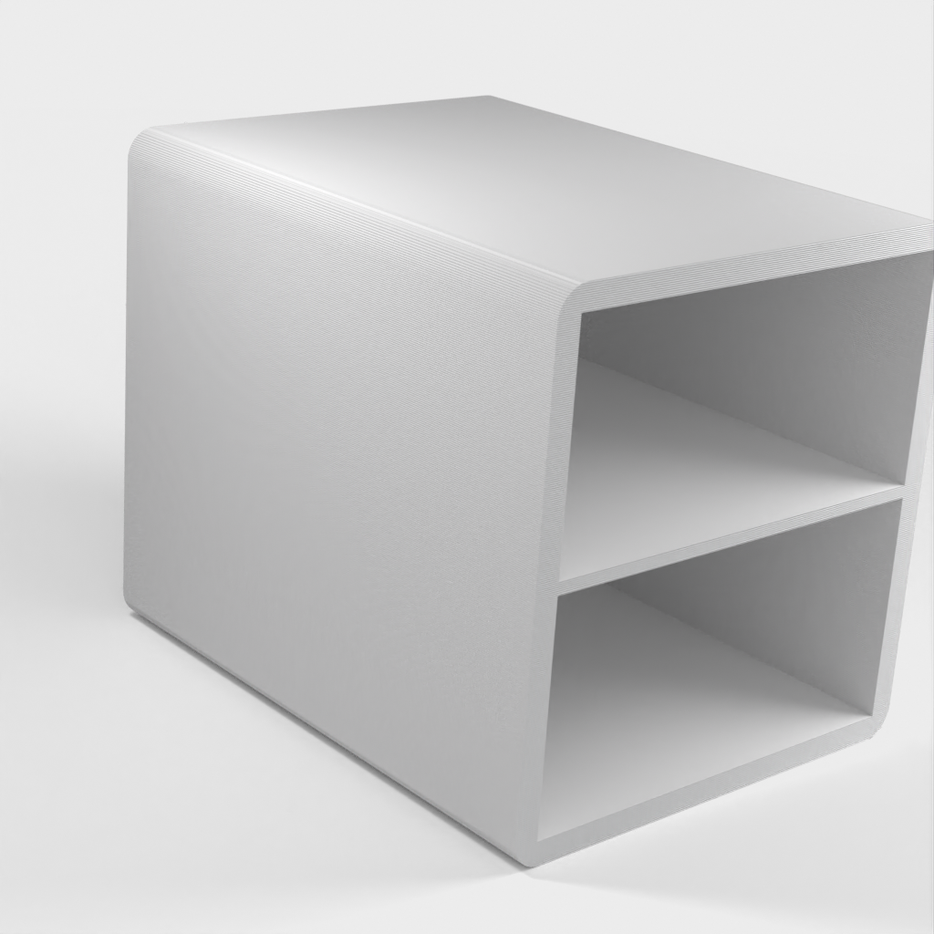 Scalable desktop organizer box for storing small items
