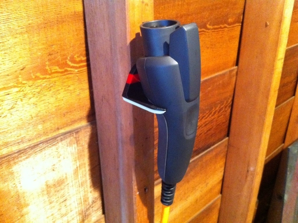 Chevy Volt EV charging socket holder