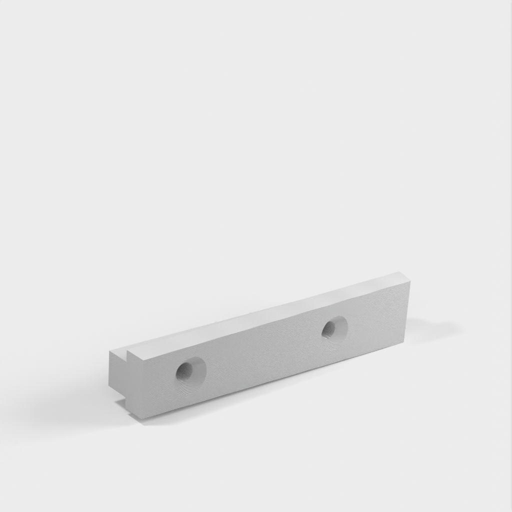 Wall Mount Bracket with Blind Mount Cleat for 28mm Curtain Rod (Ikea)