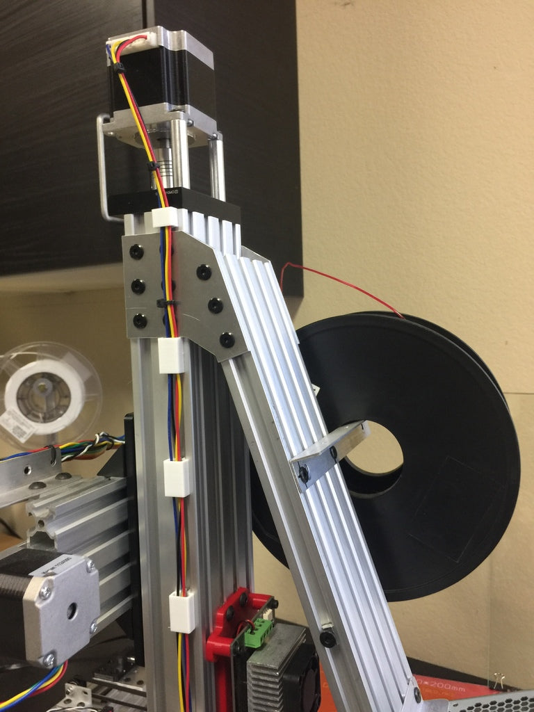 Cable clips for 20x20 OpenBuilds V-Slot Aluminium profiles