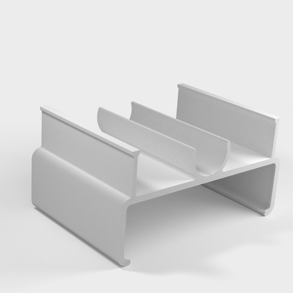 Focusrite Scarlett mount for foldable keyboard stand