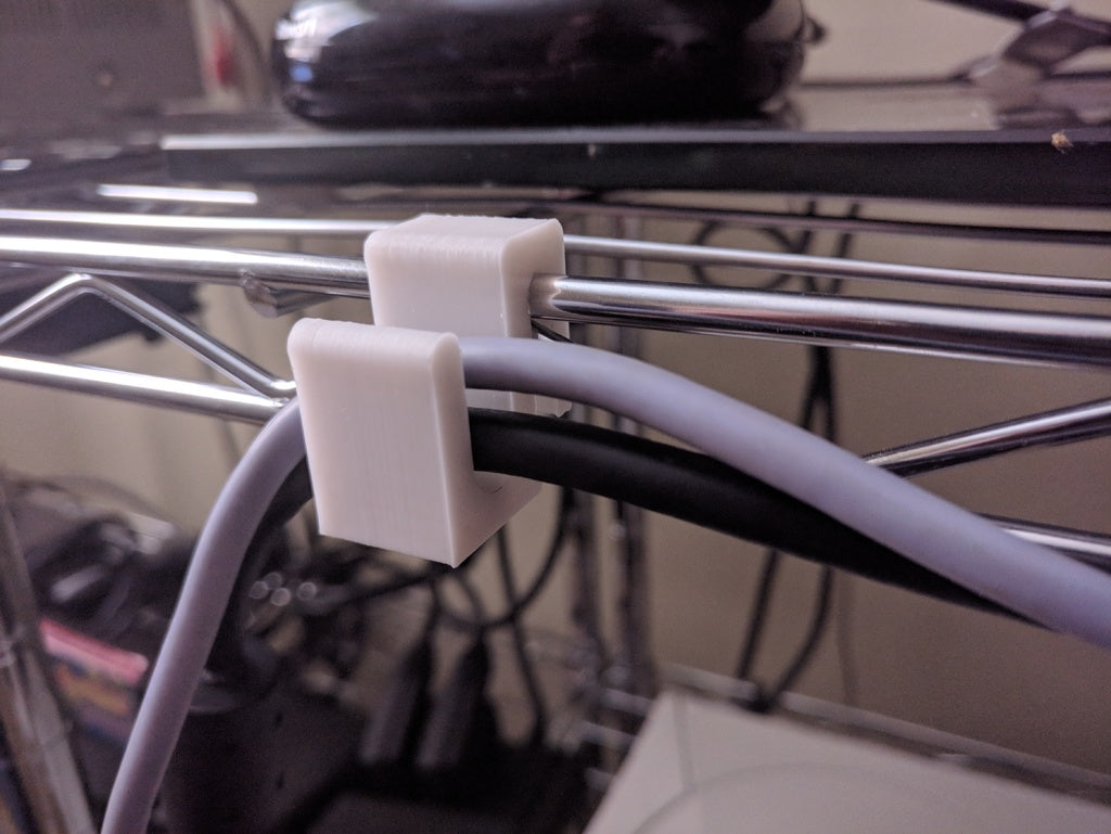Cable holder for Wire Shelf