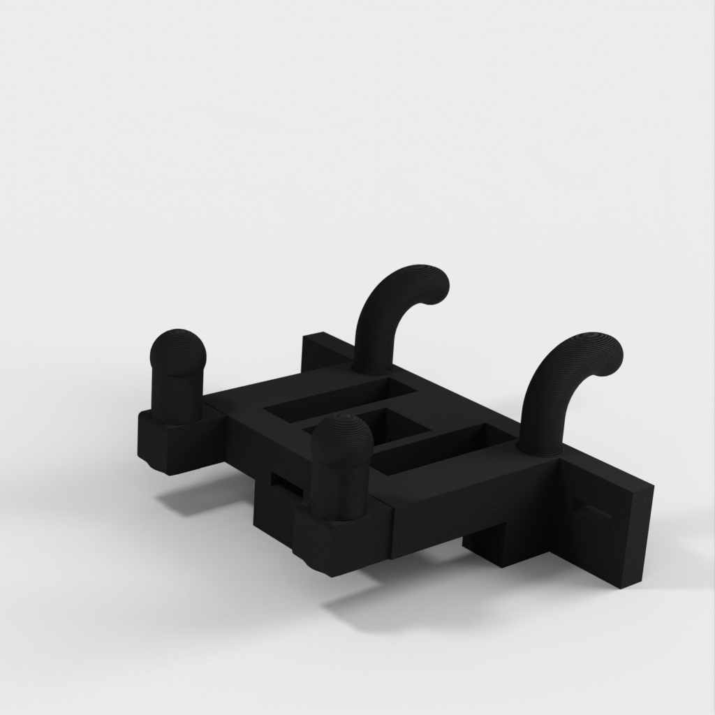 Updated Ikea SKÅDIS Transparent Box Pegboard Adapter