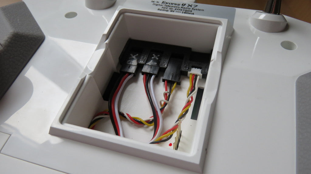 FrSky S.Port Cable holder for JR Radio Bay