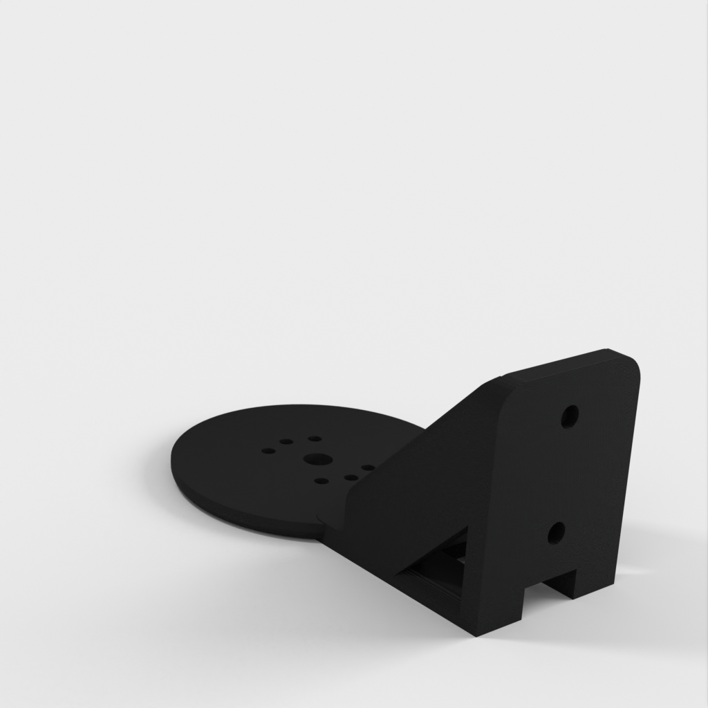 Concealed wall mounting for Eufy Pan/Tilt camera