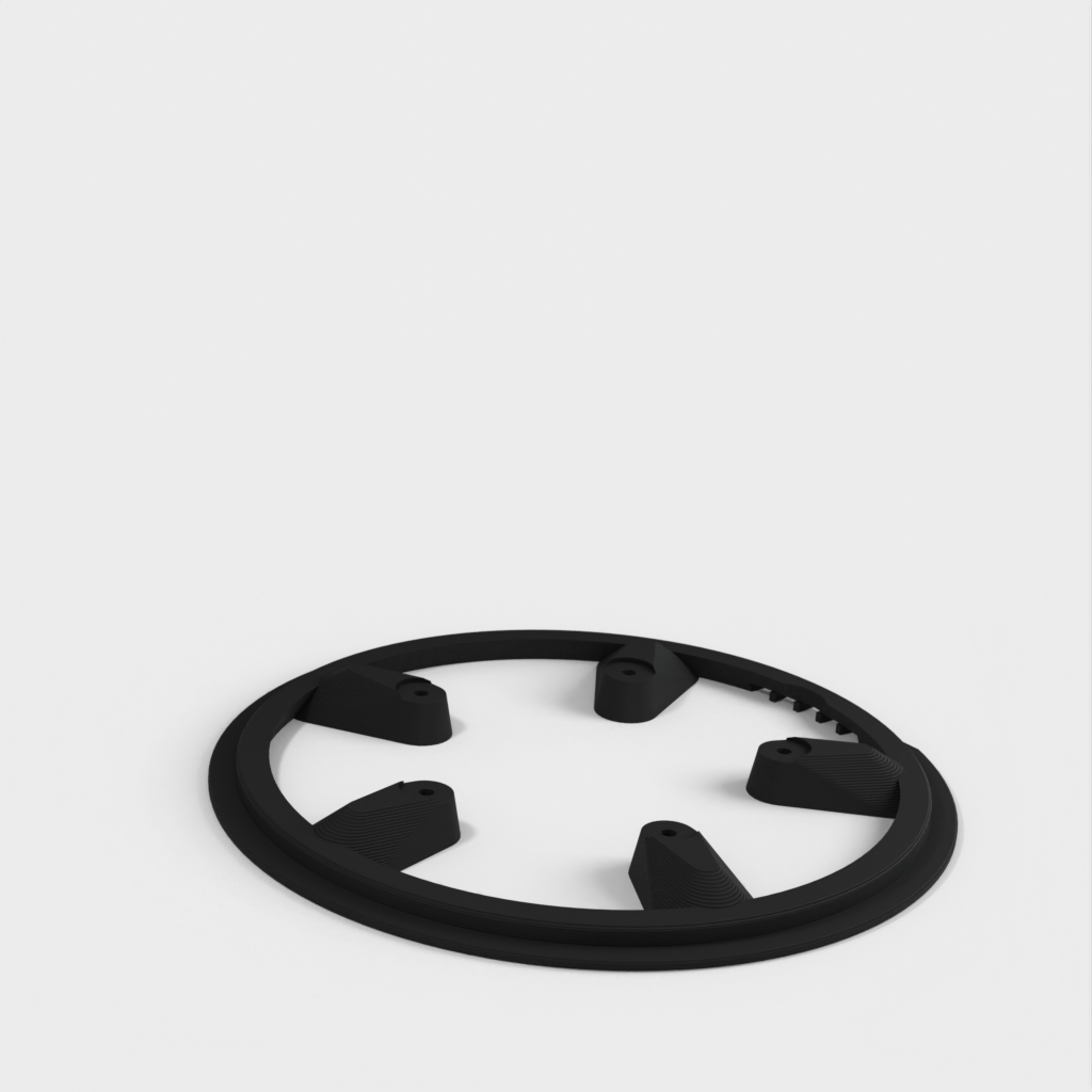 Fully parametric Bicycle chain guard for Shimano FC-M591