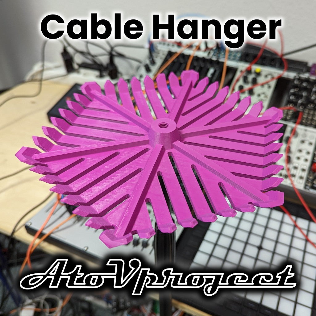 Eurorack Microphone Stand Cable hanger