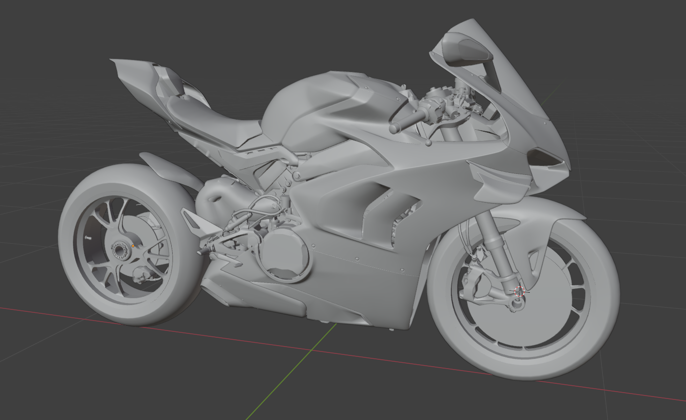 2019 Ducati Panigale V4 R: Detailed 3D model