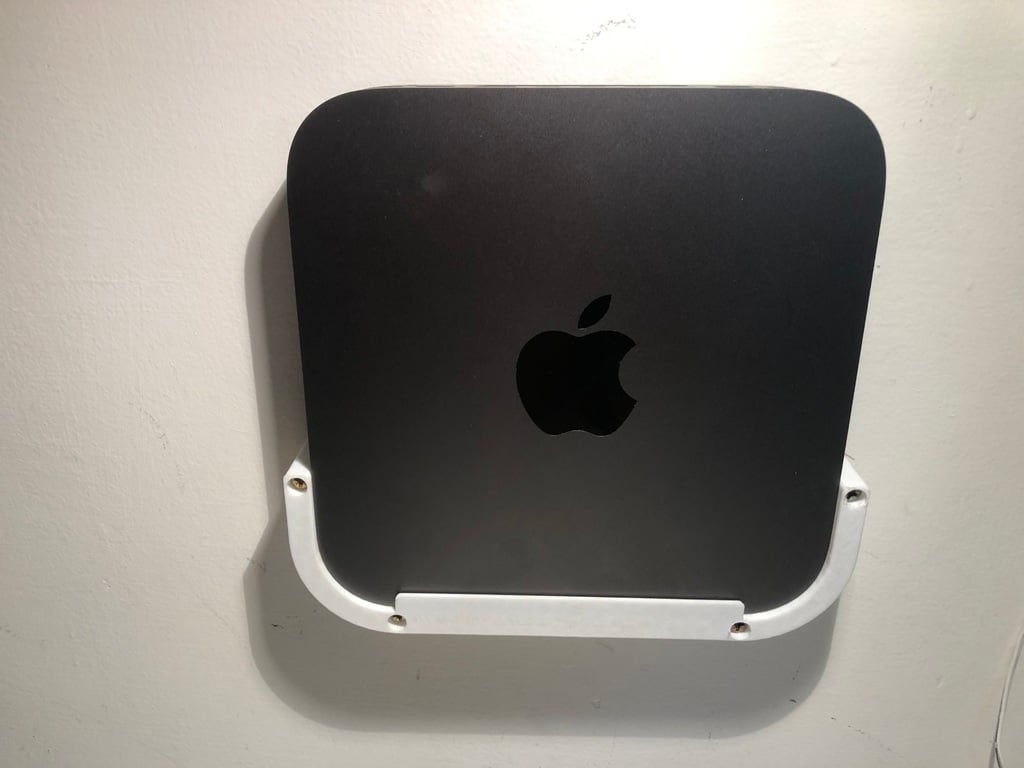 Simple Apple Mac Mini wall bracket