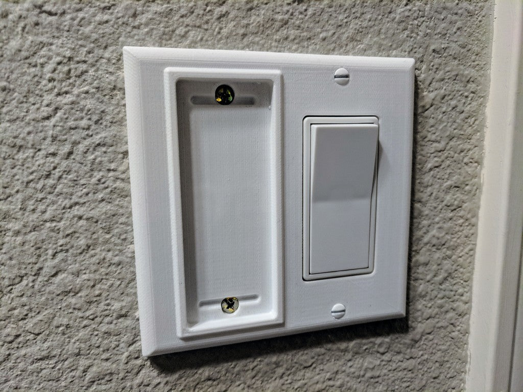 Two-gang Wall Switch Plate for Philips Hue Remote
