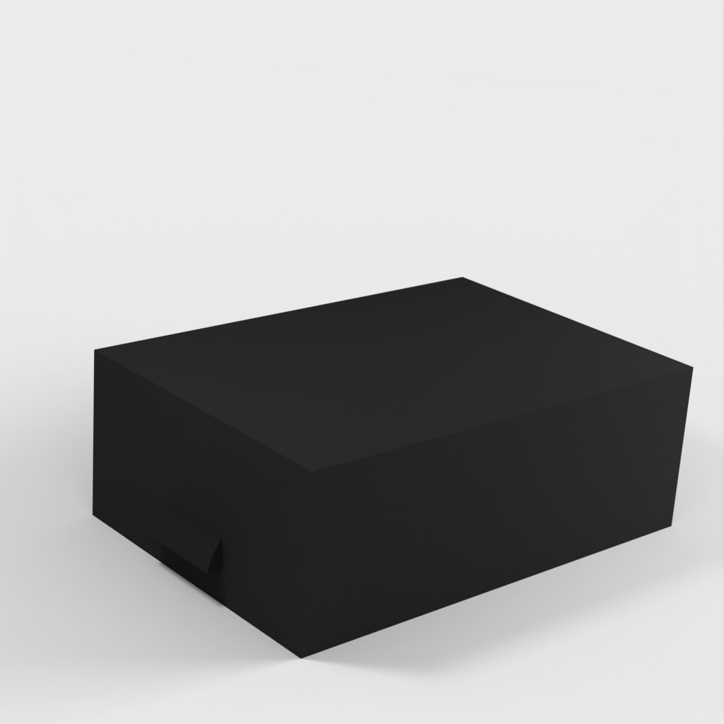 Scalable desktop organizer box for storing small items