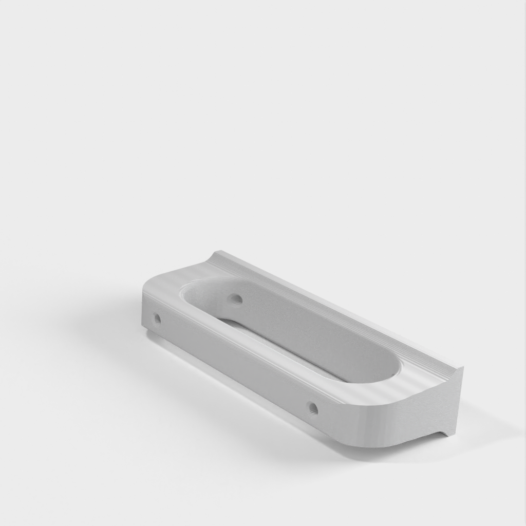 Sliding door handle compatible with M3 screws and nuts