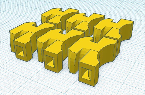 20x20 Rail Wire Management Nut