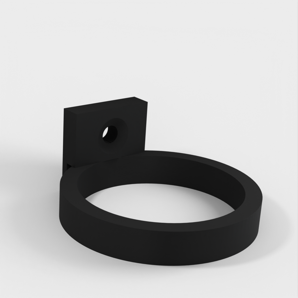 Minimalist vertical fishing rod holder