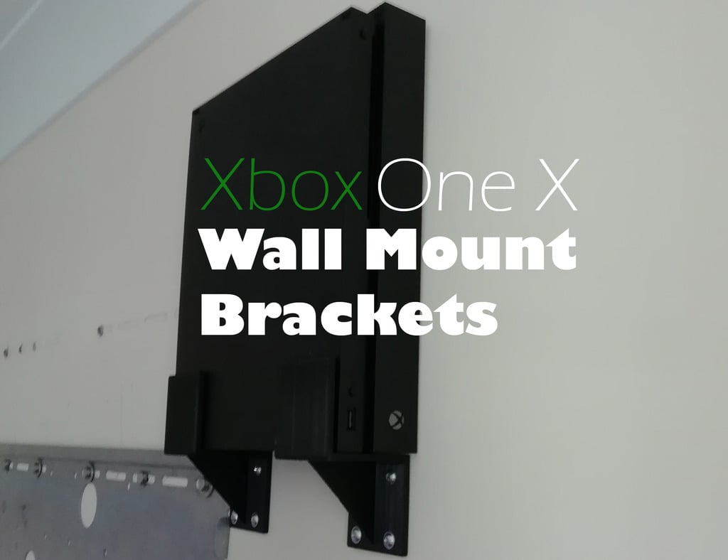 XBox One X - Wall mounting bracket