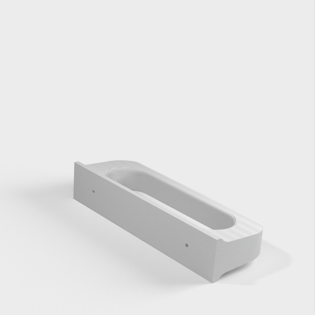 Sliding door handle compatible with M3 screws and nuts