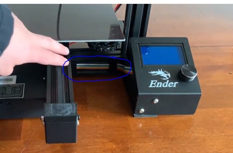 Ribbon cable clips for Ender 3 Pro 3D printer