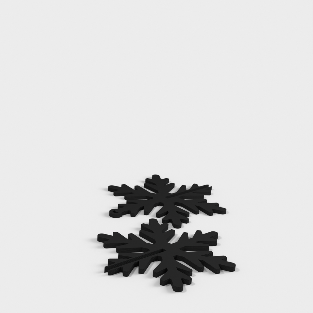 3D Snowflake Christmas Decorations Ornaments (3 Types)
