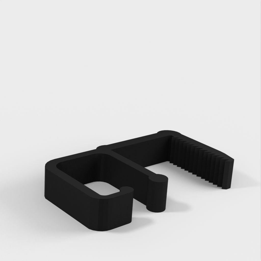 Table clip for cord storage for IKEA VIKA FURUSKOG table
