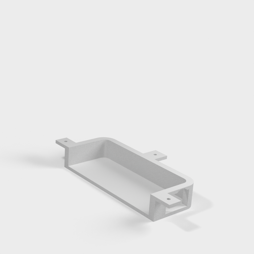 Under-desk mounting for AmazonBasics mini 4-port USB hub