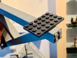 Universal LEGO Wall Bracket with 2x4 plate