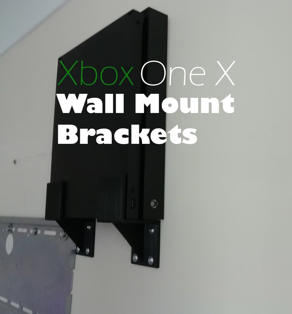 XBox One X - Wall mounting bracket