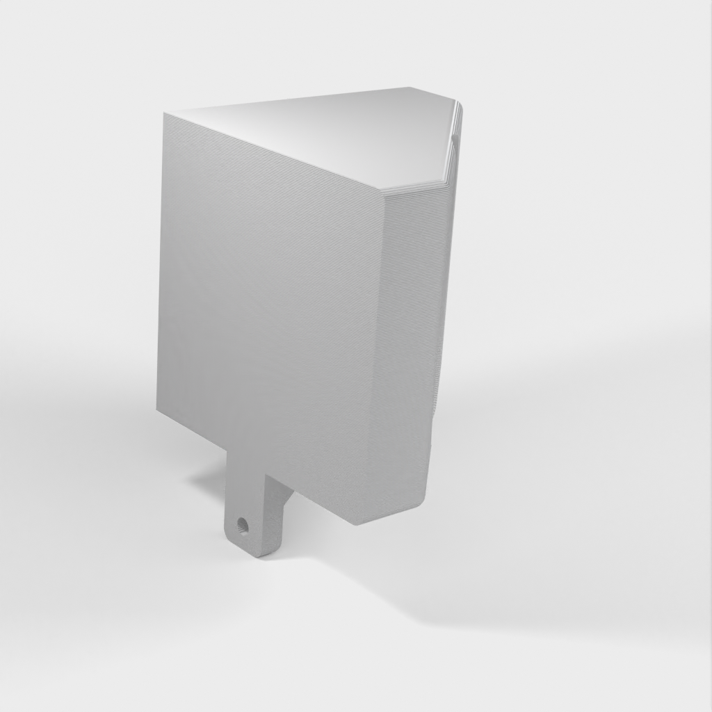 Aqara FP2 presence censor 110° angle wall mount or angled stand  (wall-adhesive) by dah, Download free STL model