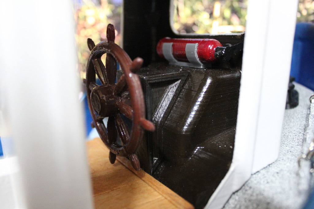 RC Benchy Servo Modification for Boat Steering Wheel