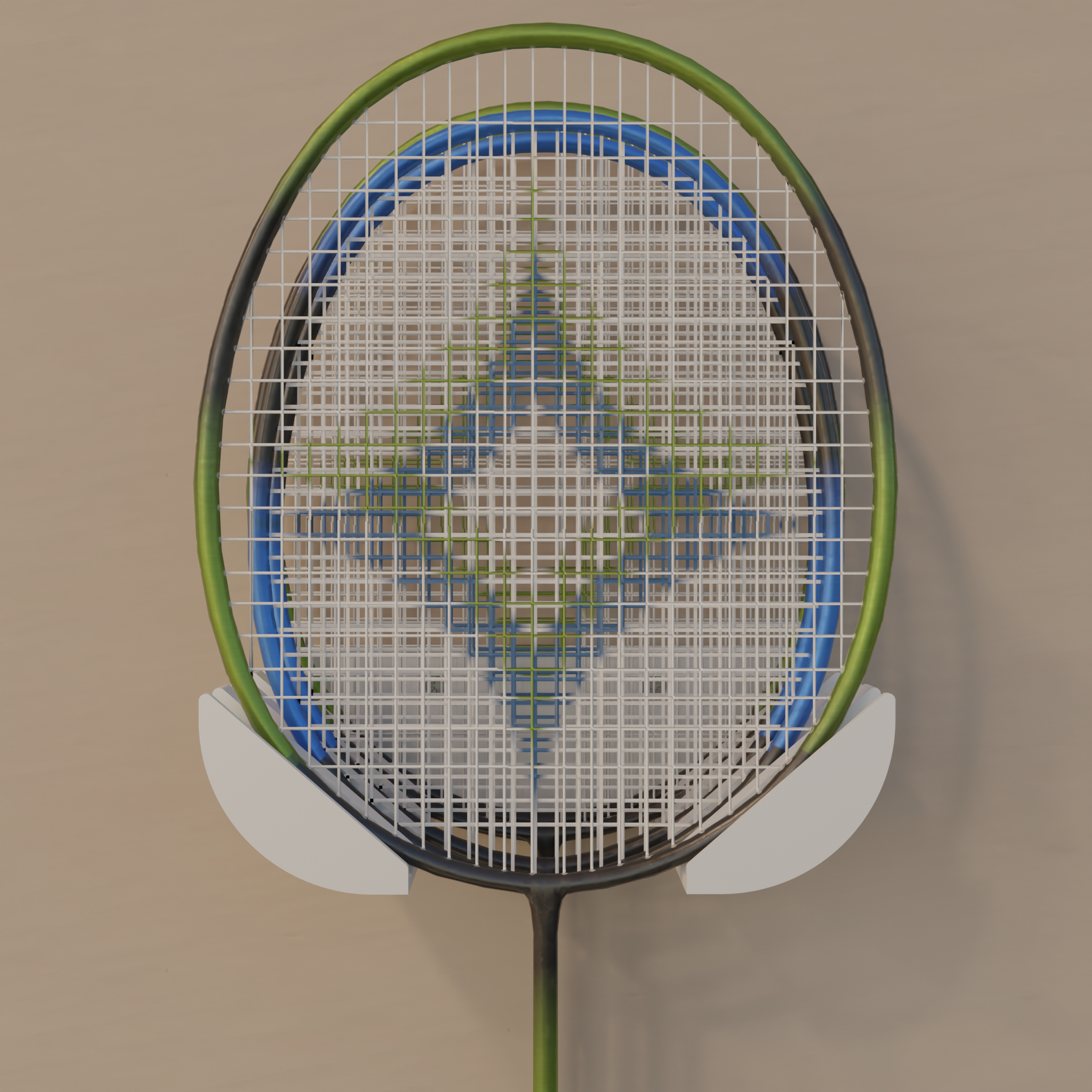 Wall-mounted Holder for 5 Badminton Rackets