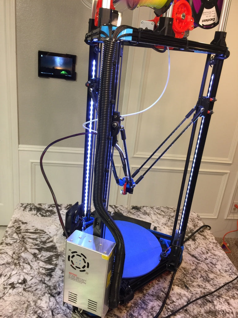 Kossel XL 2020 Zip Tie bracket for cable management