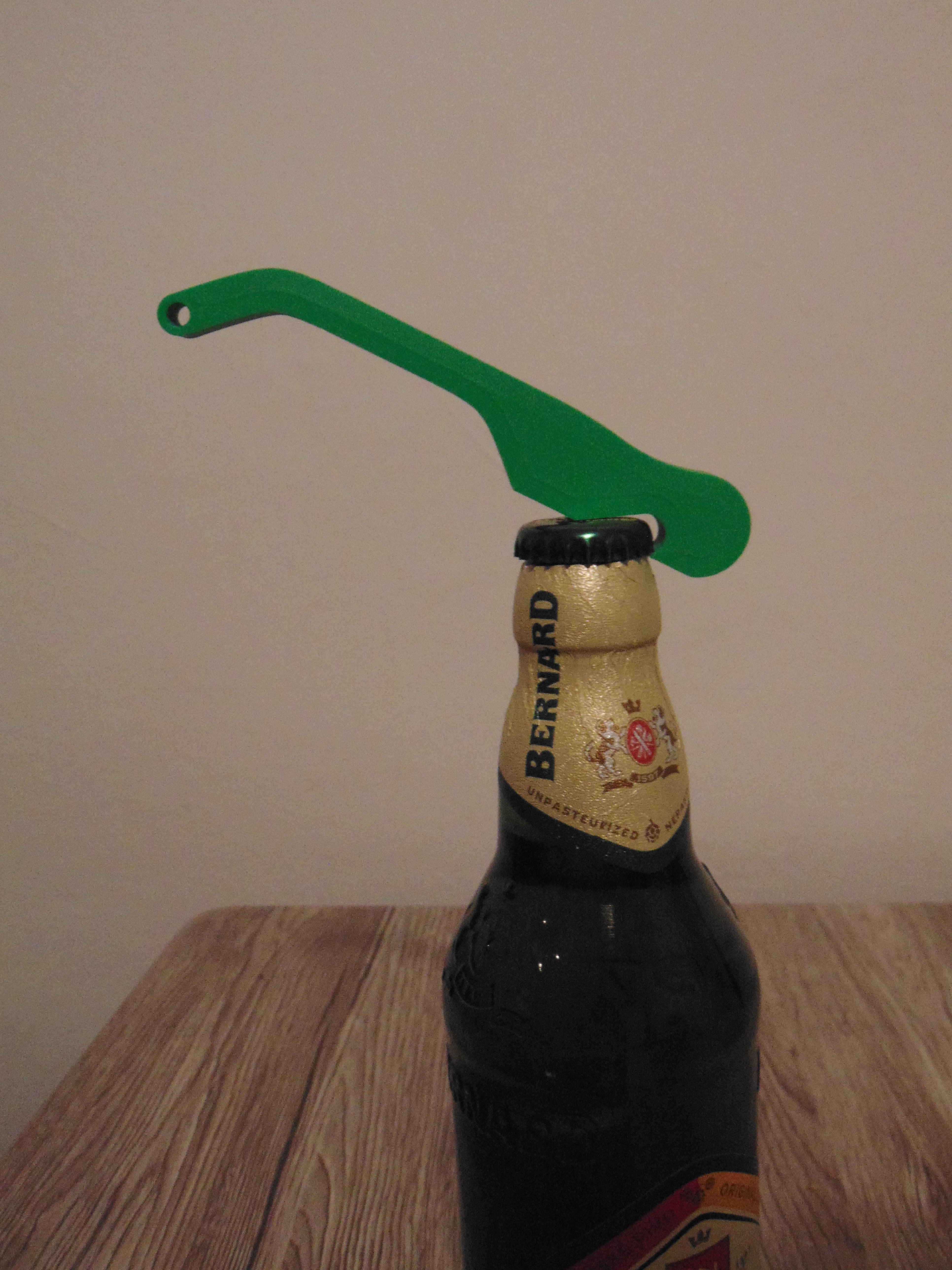Simple beer bottle opener in PLA