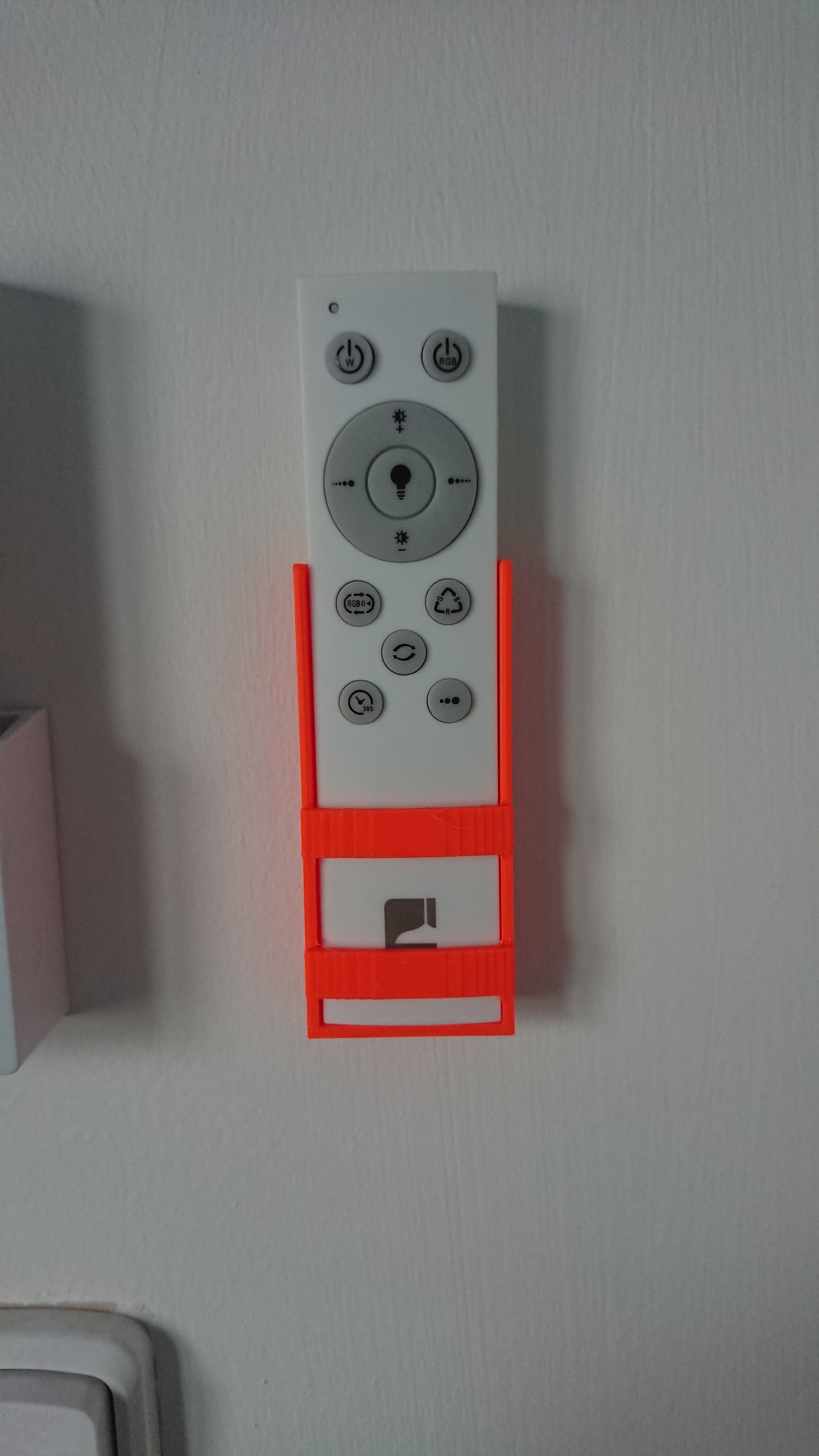 IR light remote control holder