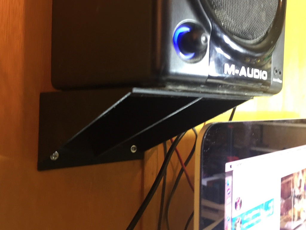 Wall mounting bracket for M-Audio AV-40 speakers