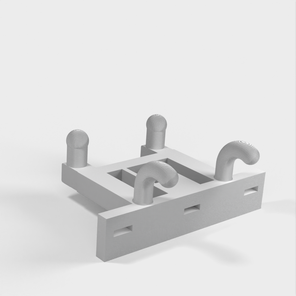 Updated Ikea SKÅDIS Transparent Box Pegboard Adapter