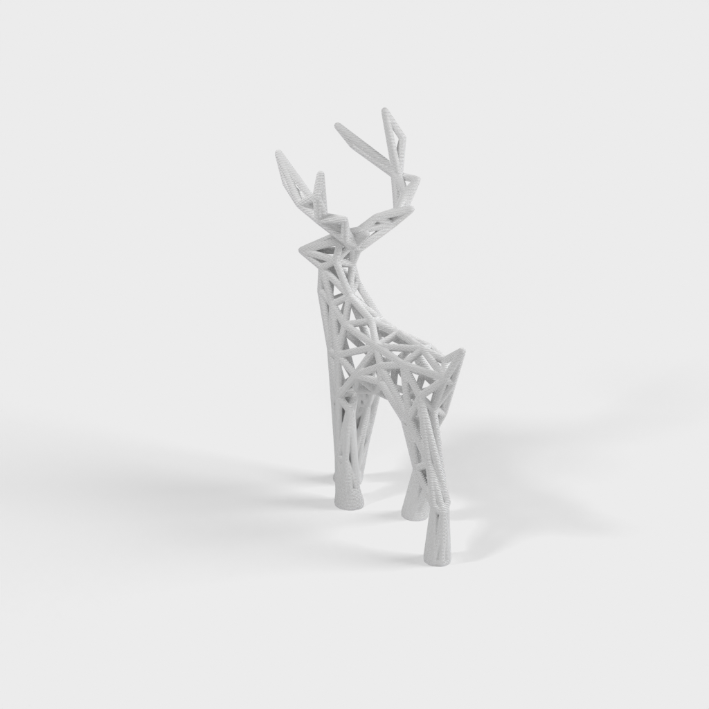Wire frame Christmas deer Table decoration