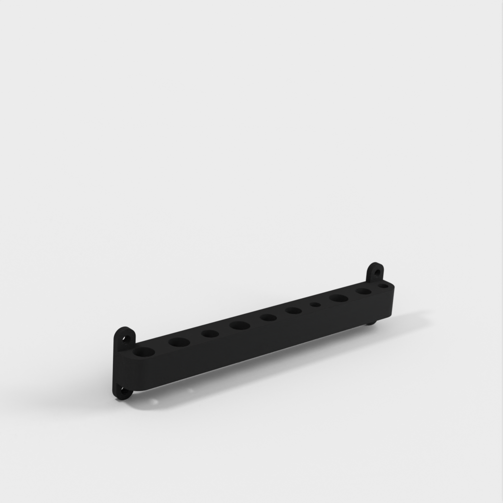 Precision screwdriver set holder/mount for Craftsman 10-piece set