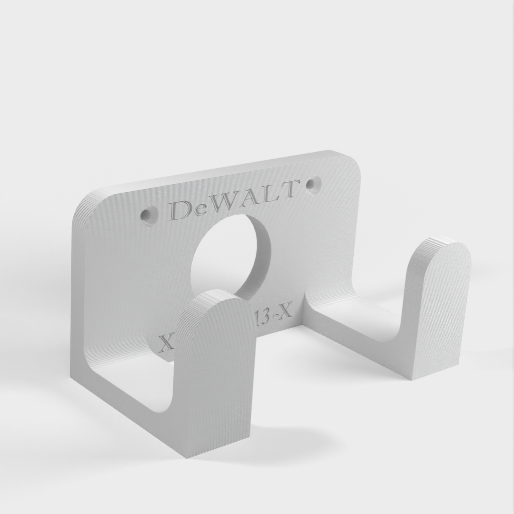 Wall mount for Dewalt 18v/20v drill
