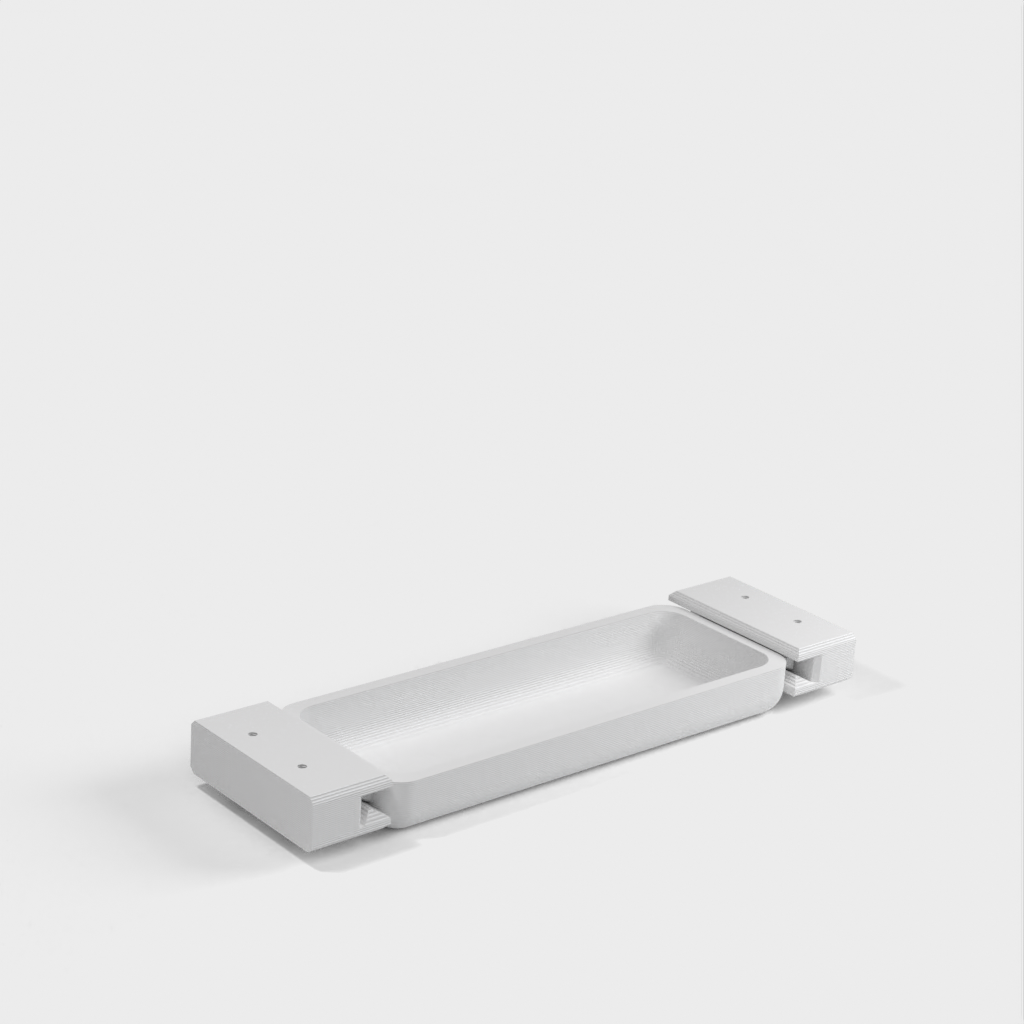 Tray for Bekant desk from IKEA for USB-C adapters