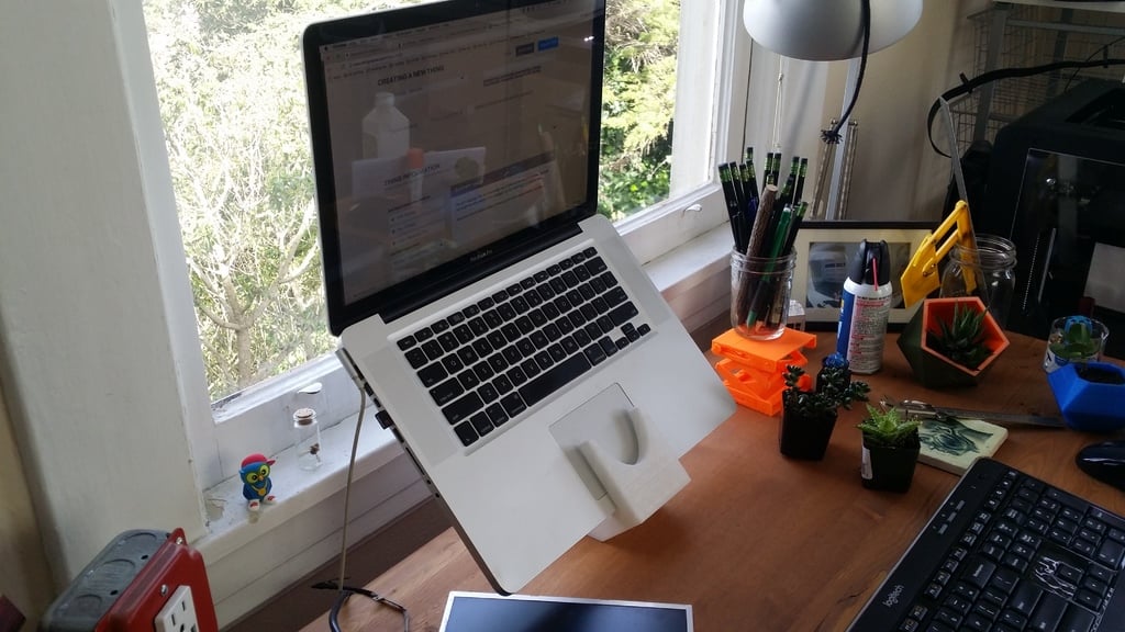 Ergonomic Macbook Pro Stand for Desk - For Apple Laptops