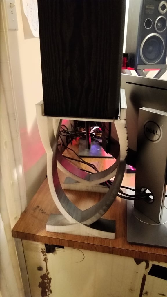 Desktop Speaker Stands with Storage