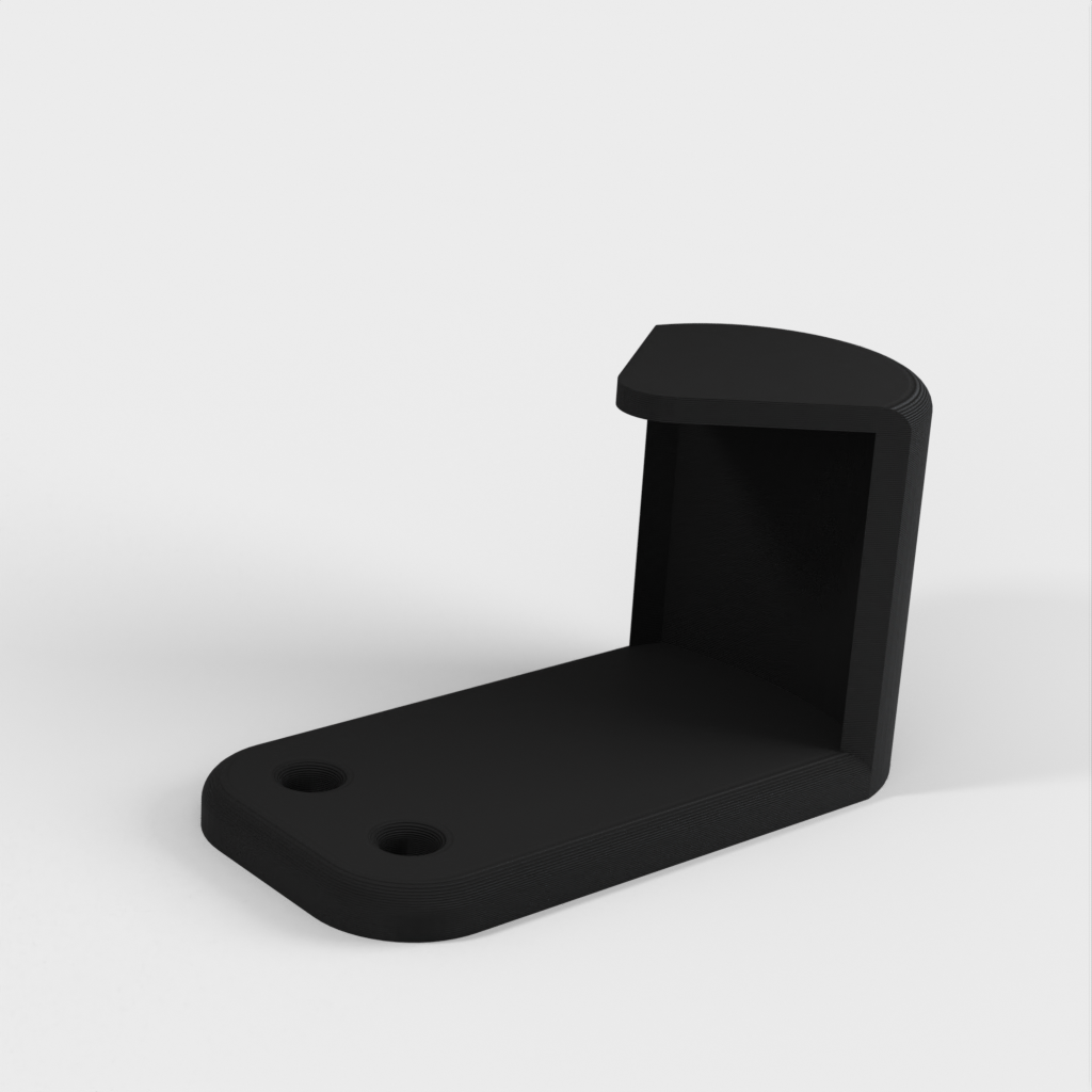 Wall hook with support and minimum 20% infill