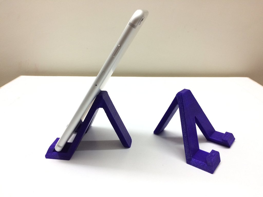 Simple phone and tablet stand