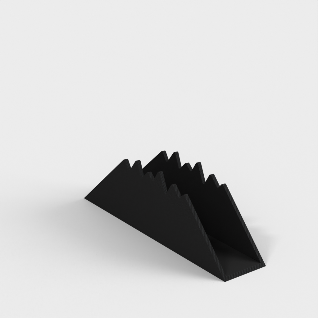Napkin holder shaped like Mount Fuji