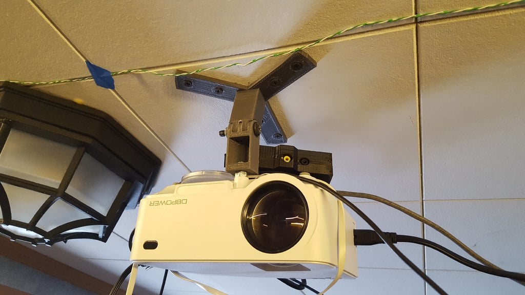 Projector Ceiling Mount with Adjustable Angle