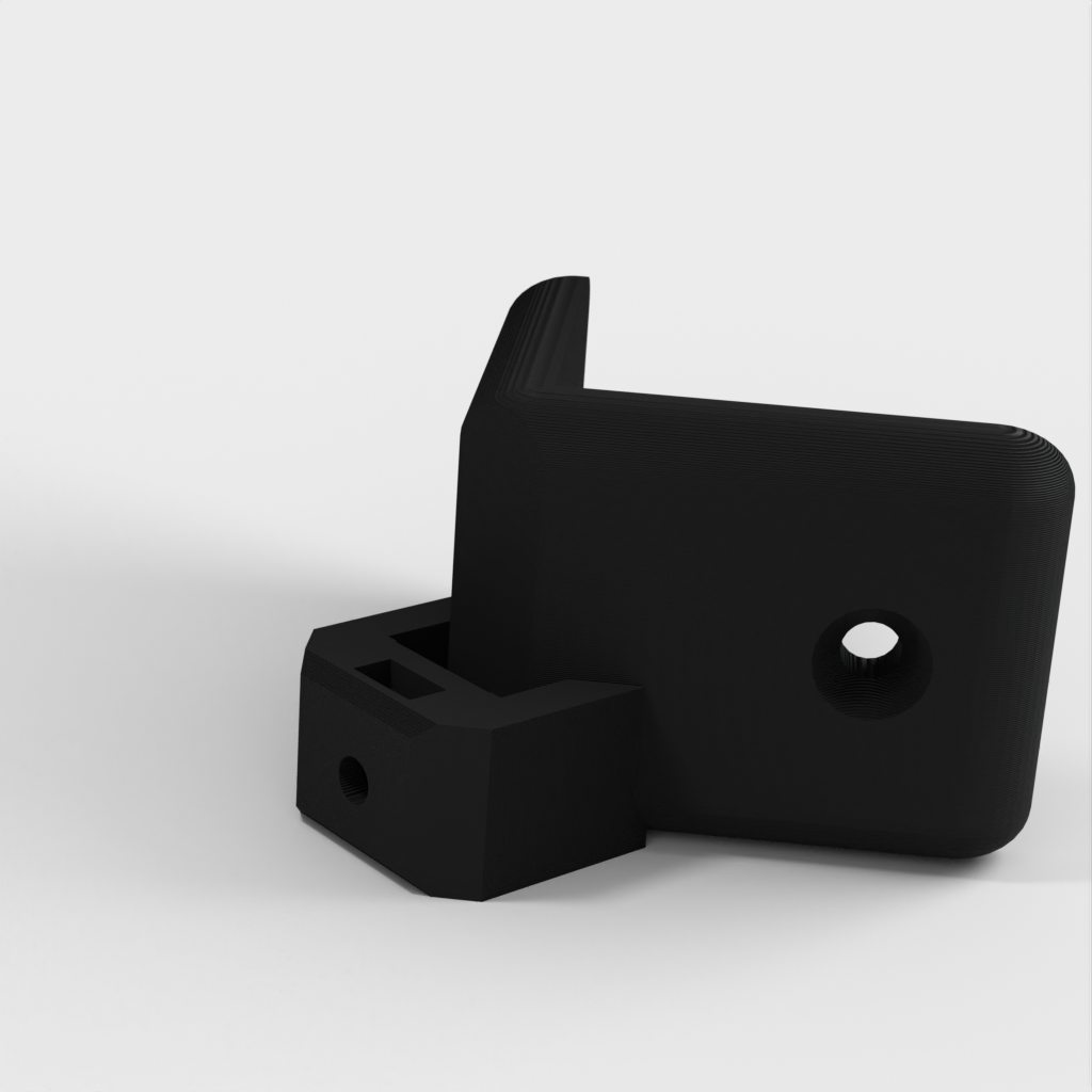 Phone holder with Wyze Cam Webcam Mount for Ikea Lack Enclosure