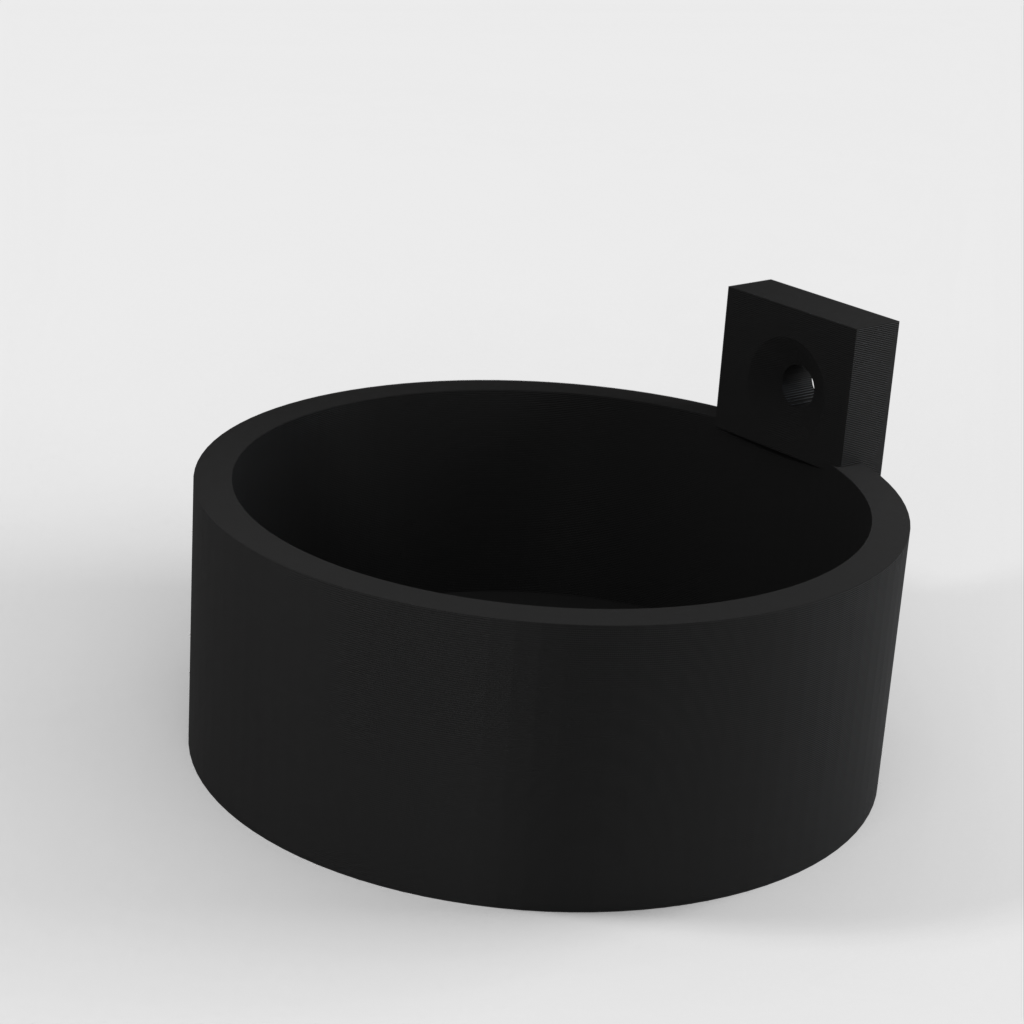 Minimalist vertical fishing rod holder