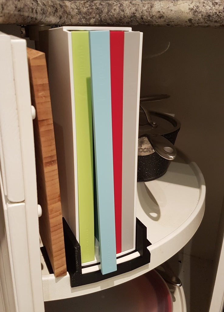Smart bracket for Lazy Susan Corner Cabinets – Improved Access and Storage