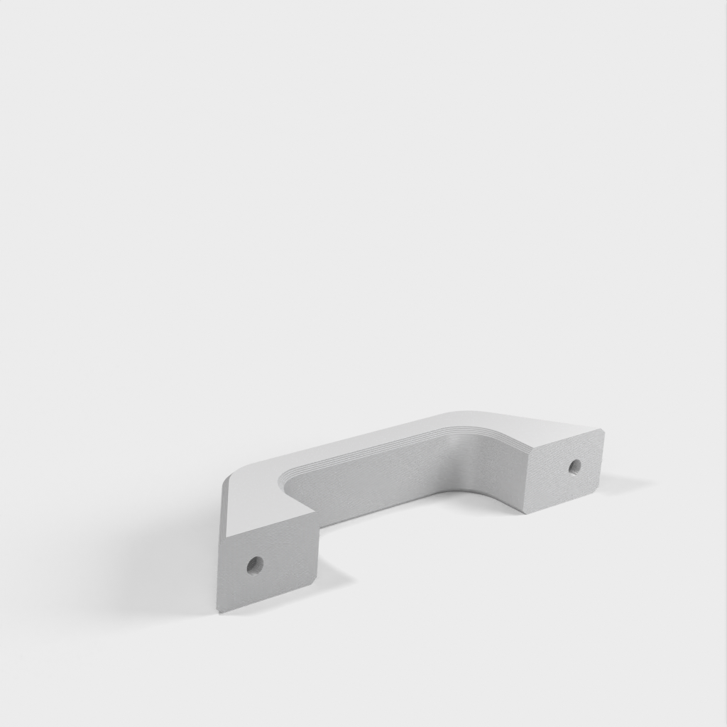 All-round handles in four sizes for furniture, cabinets and drawers